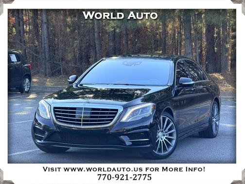 Black 2016 Mercedes-Benz S-Class S550 Sedan