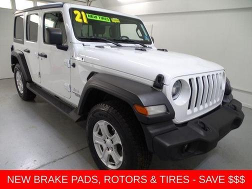 Bright White Clearcoat 2021 Jeep Wrangler Unlimited Sport