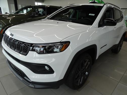Bright White 2026 Jeep Compass Latitude SUV