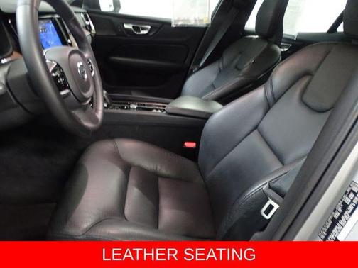 Gray 2024 Volvo S60 B5 Plus Dark Theme