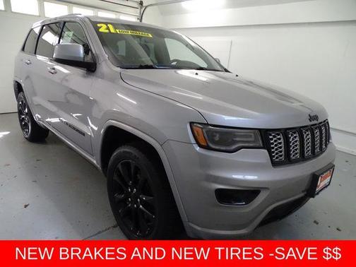 Billet Silver Metallic Clearcoat 2021 Jeep Grand Cherokee Laredo X