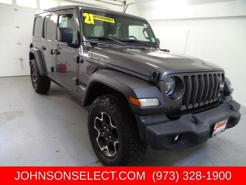 Granite Crystal Clearcoat Metallic 2021 Jeep Wrangler Unlimited Sport