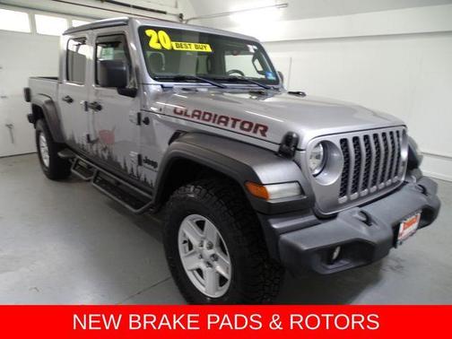 Billet Silver Metallic Clearcoat 2020 Jeep Gladiator Sport