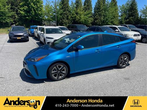 Electric Storm Blue 2020 Toyota Prius Limited