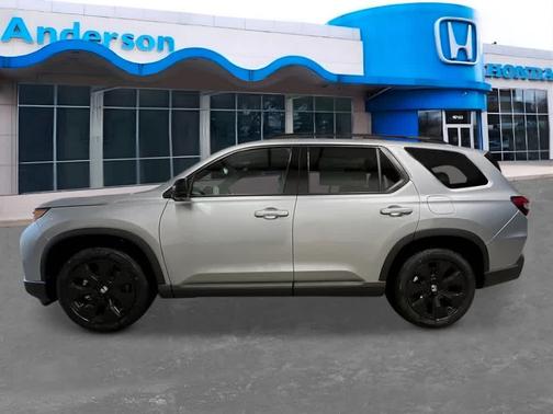Solar Silver Metallic 2026 Honda Pilot Black Edition