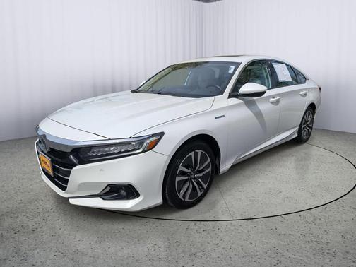 Platinum White Pearl 2022 Honda Accord Hybrid EX-L