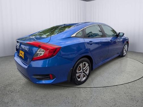 Aegean Blue Metallic 2017 Honda Civic LX