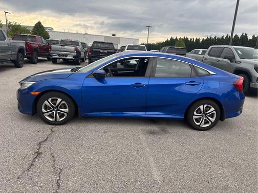 Aegean Blue Metallic 2017 Honda Civic LX