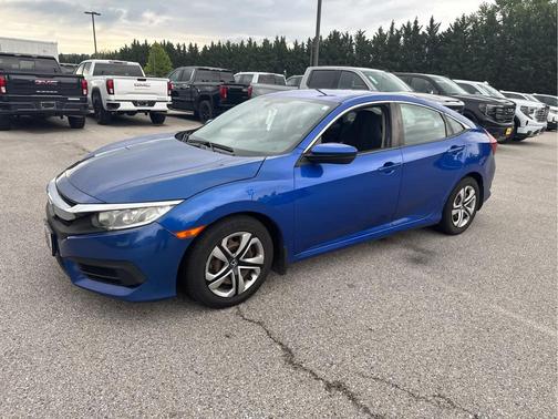 Aegean Blue Metallic 2017 Honda Civic LX