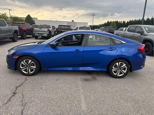 Aegean Blue Metallic 2017 Honda Civic LX