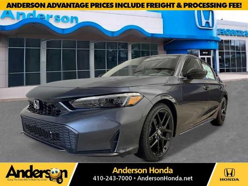 Meteorite Gray Metallic 2026 Honda Civic Sport