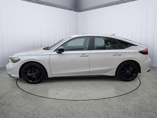 Platinum White Pearl 2026 Honda Civic Hybrid Sport