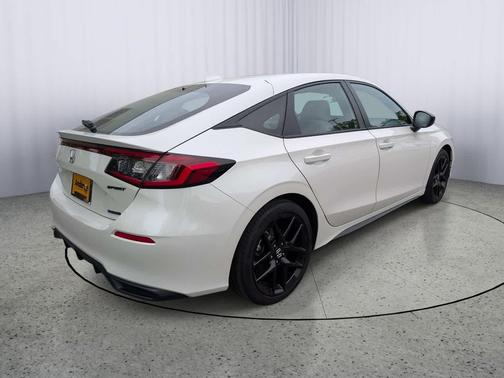 Platinum White Pearl 2026 Honda Civic Hybrid Sport