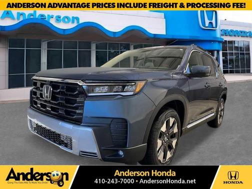 Smoke Blue Pearl 2026 Honda Pilot Touring 8-Passenger