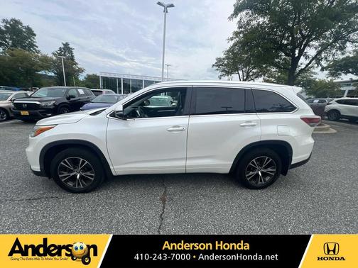 Blizzard Pearl 2016 Toyota Highlander XLE