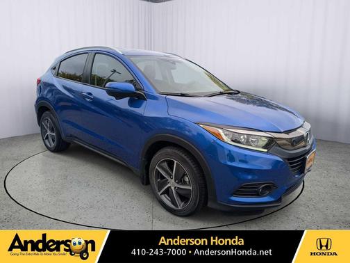 Aegean Blue Metallic 2022 Honda HR-V EX