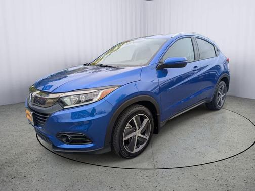 Aegean Blue Metallic 2022 Honda HR-V EX