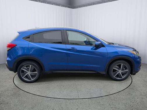 Aegean Blue Metallic 2022 Honda HR-V EX