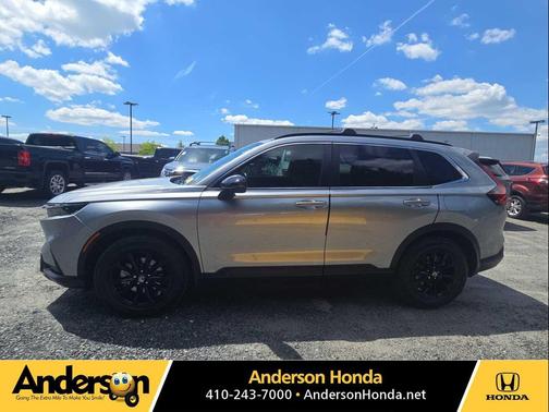 Lunar Silver Metallic 2024 Honda CR-V Hybrid Sport AWD
