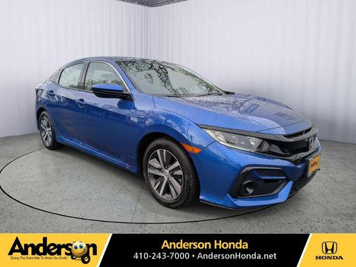Aegean Blue Metallic 2020 Honda Civic LX