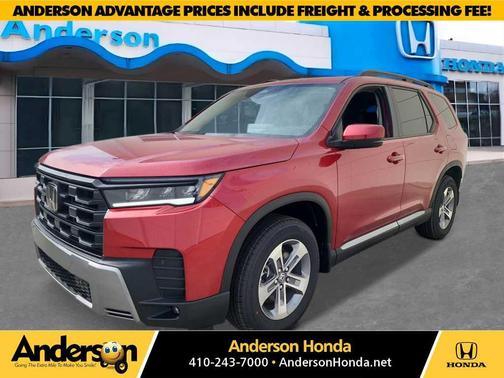 Radiant Red Metallic II 2026 Honda Pilot EX-L
