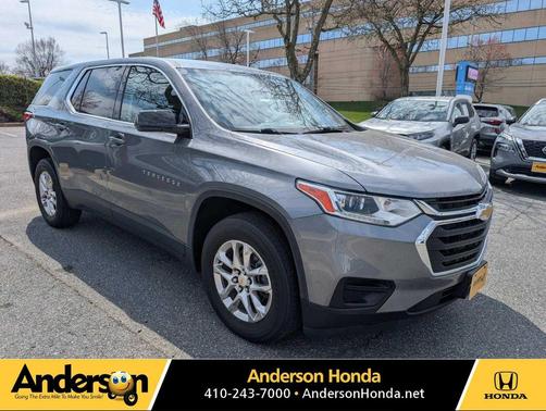 Satin Steel Metallic 2020 Chevrolet Traverse LS