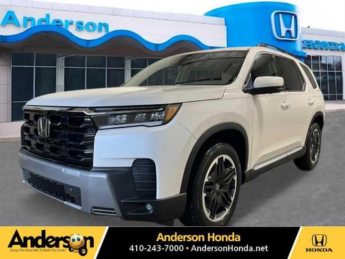 Platinum White Pearl 2026 Honda Pilot Touring 8-Passenger