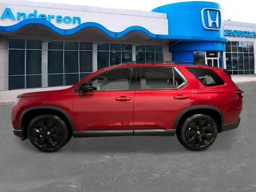 Radiant Red Metallic II 2026 Honda Pilot Black Edition
