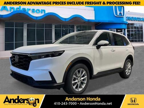 Platinum White Pearl 2026 Honda CR-V EX AWD