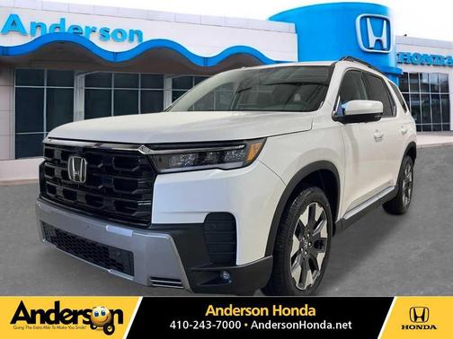 Platinum White Pearl 2026 Honda Pilot Touring 8-Passenger