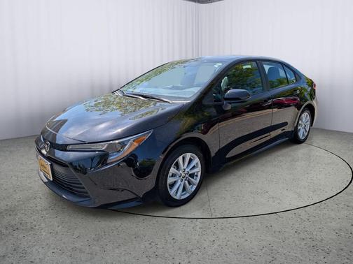 Midnight Black Metallic 2025 Toyota Corolla LE
