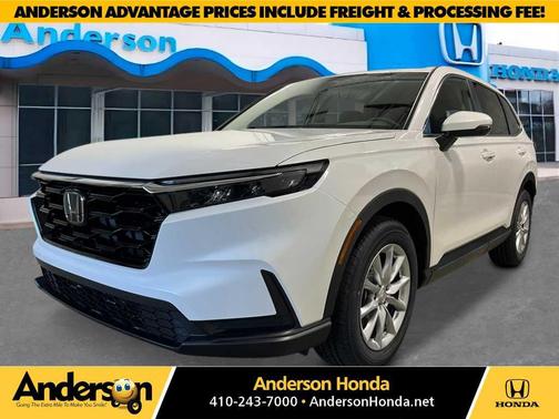 Platinum White Pearl 2026 Honda CR-V EX AWD
