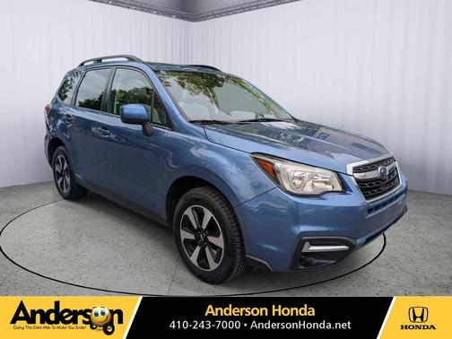 Quartz Blue Pearl 2017 Subaru Forester 2.5i Premium