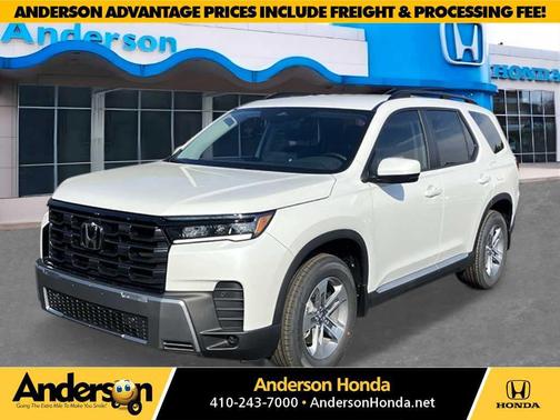Platinum White Pearl 2026 Honda Pilot EX-L