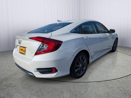 Platinum White Pearl 2020 Honda Civic EX