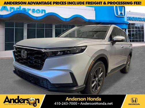 Solar Silver Metallic 2026 Honda CR-V EX-L AWD