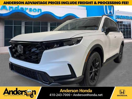Platinum White Pearl 2026 Honda CR-V Hybrid Sport-L AWD