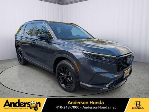 Meteorite Gray Metallic 2024 Honda CR-V Hybrid Sport AWD