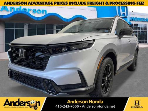 Solar Silver Metallic 2026 Honda CR-V Hybrid Sport-L AWD