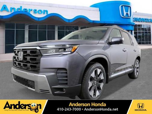Modern Steel Metallic 2026 Honda Pilot Touring 8-Passenger
