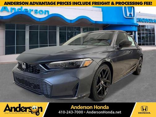Meteorite Gray Metallic 2026 Honda Civic Sport