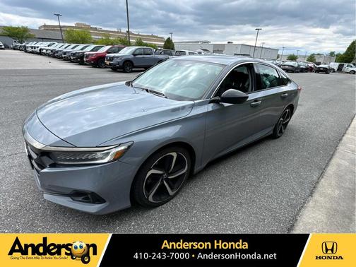 Sonic Gray Pearl 2022 Honda Accord Sport SE 1.5T