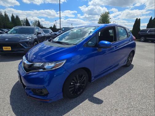 Aegean Blue Metallic 2019 Honda Fit Sport