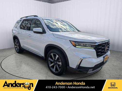 Platinum White Pearl 2025 Honda Pilot Elite