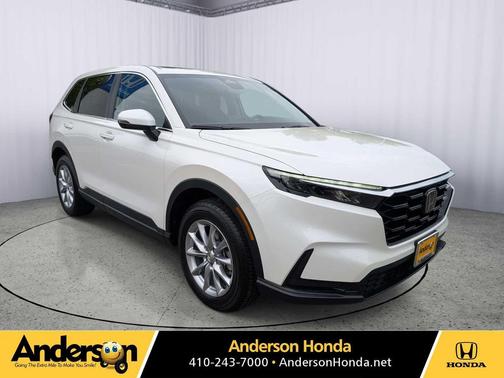 PLATINUM WHITE 2026 Honda CR-V EX AWD