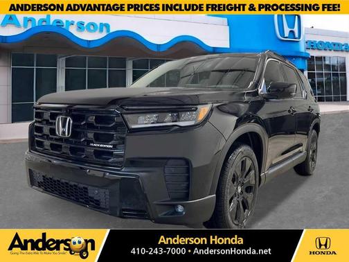 Crystal Black Pearl 2026 Honda Pilot Black Edition