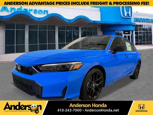 Boost Blue Pearl 2026 Honda Civic Sport