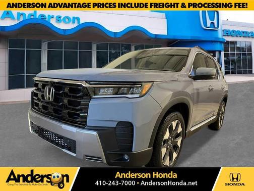 Sonic Gray Pearl 2026 Honda Pilot Touring 8-Passenger