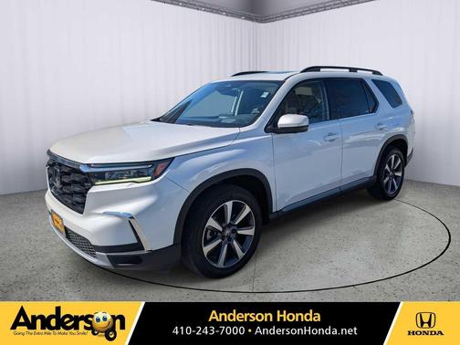 Platinum White Pearl 2025 Honda Pilot Elite