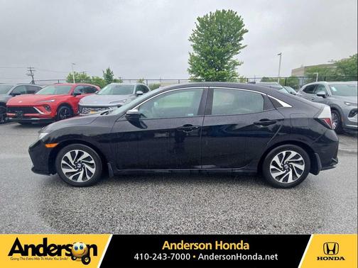 Crystal Black Pearl 2018 Honda Civic LX